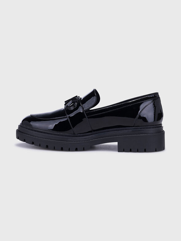 PARKER black loafers with lacquer effect - 4