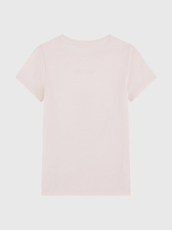 Blue T-shirt with print - 2