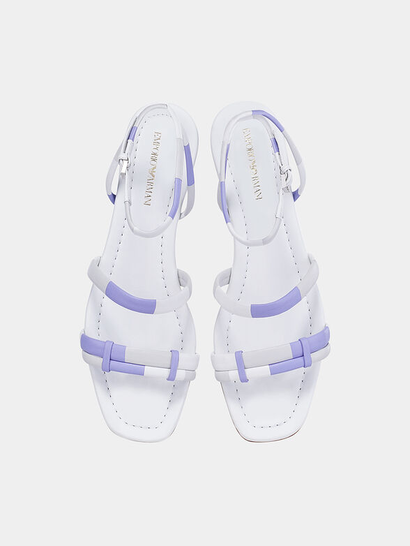 Sandals with purple details - 6