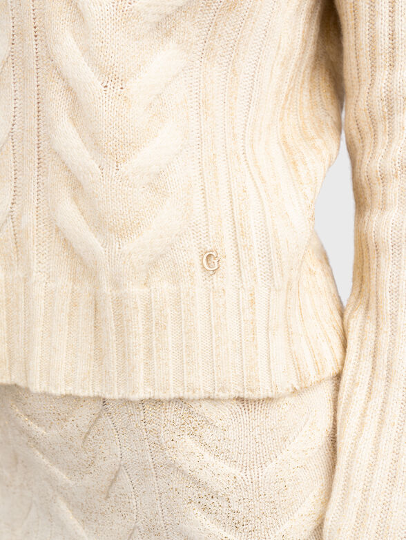 DIANE black knitted sweater - 3