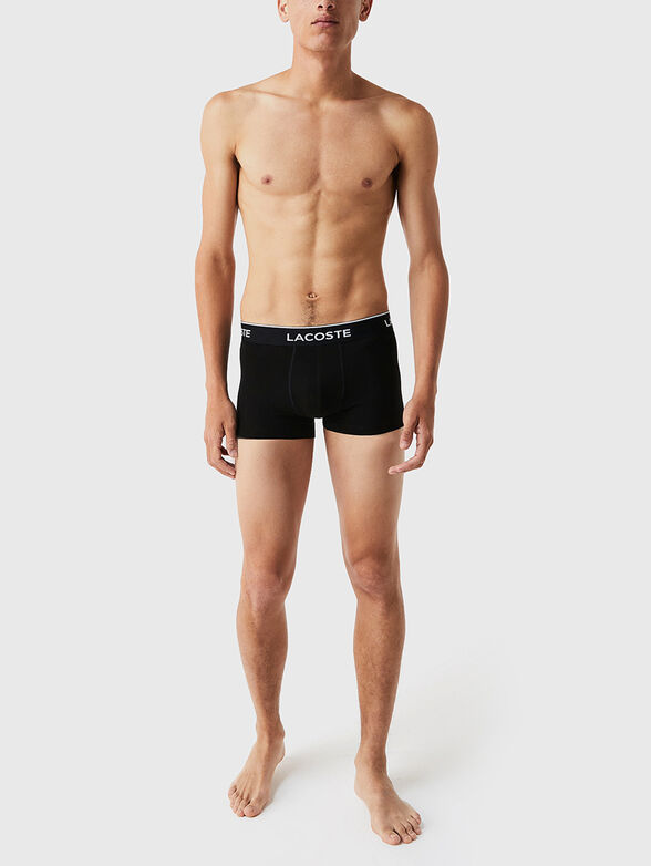 Set of three pairs of boxers in black colour - 3