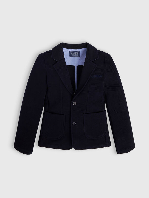 CEREMONY blue cotton jacket - 1