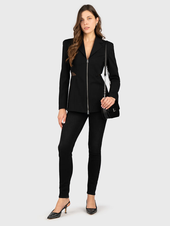 Slim jeans with rhinestones - 4