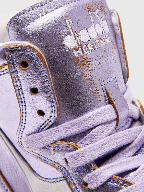 MI BASKET METAL USED shoes in purple - 4