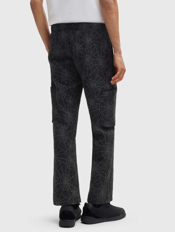 Straight trousers with print - 1