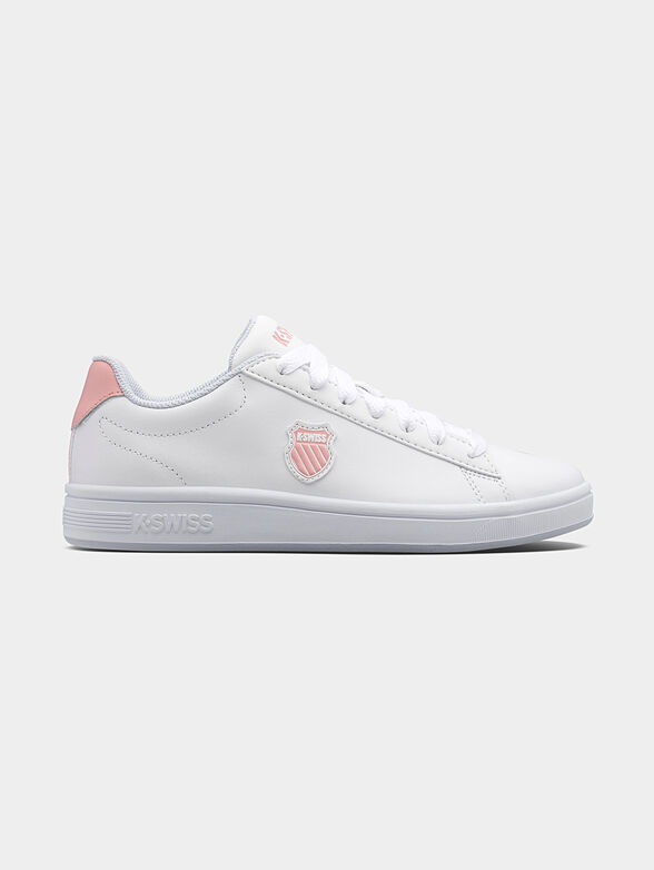 COURT SHIELD sneakers with pink accents - 0