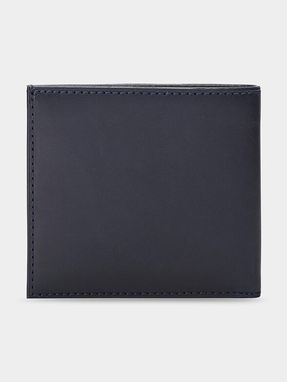 BILLFOLD blue leather wallet - 2