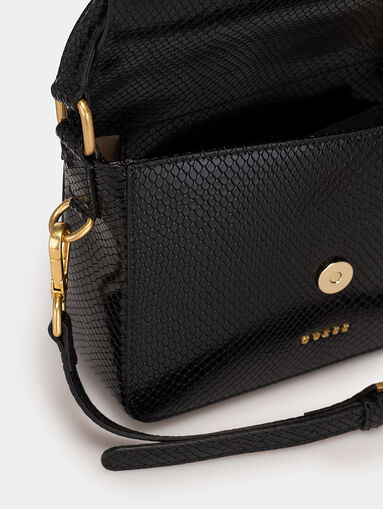 CRISTINA crossbody bag with snake texture - 5