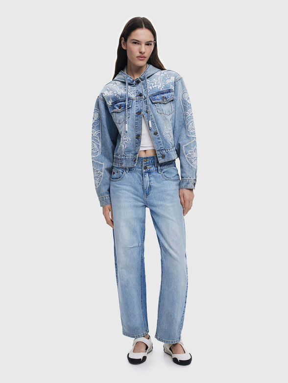 MONTREA denim jacket with hood - 2