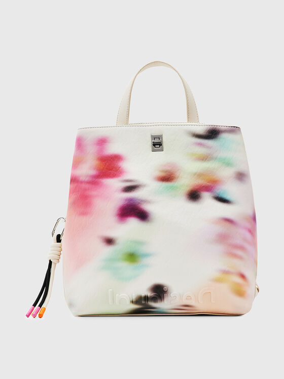 Backpack with contrasting print - 1