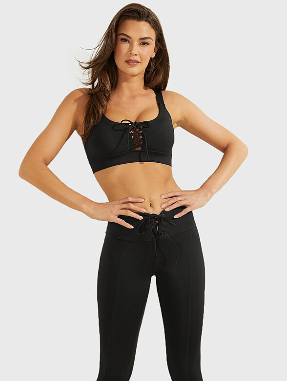 AGATHA Active bra in black color - 1