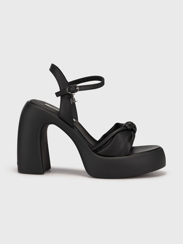 ASTRAGON HI black heeled sandals - 1