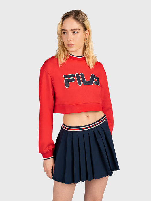 HABY cropped sports sweatshirt with logo
