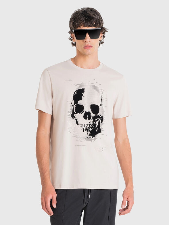T-shirt with contrasting print - 1