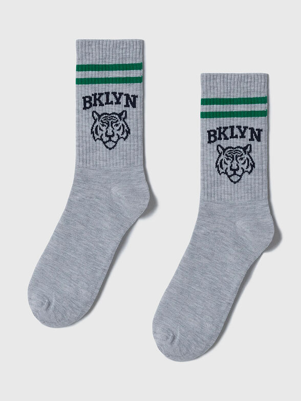 VARSITY grey socks - 2