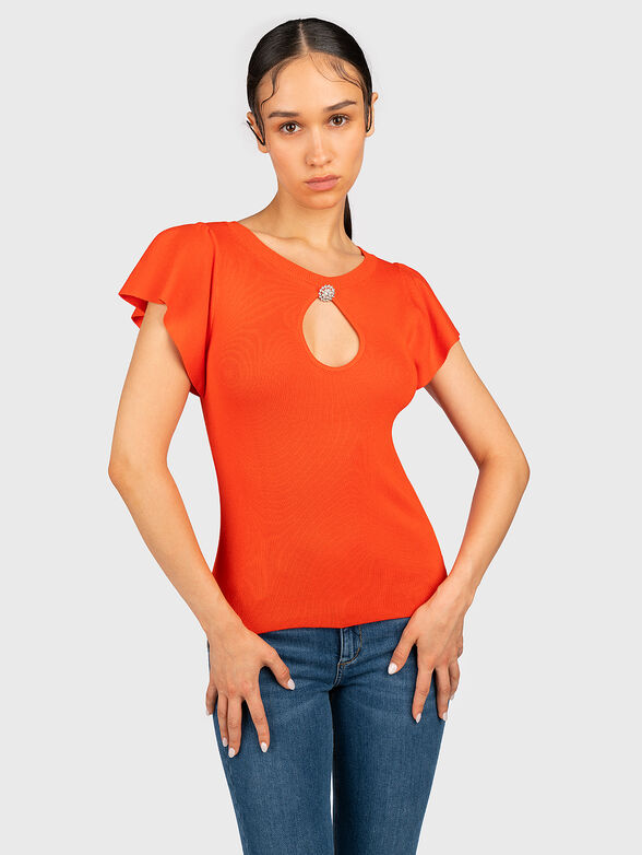 Cut out detail blouse - 1