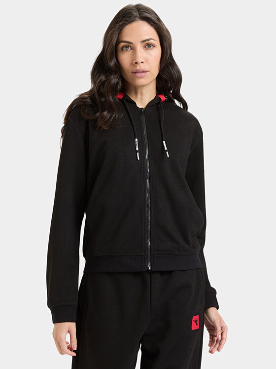 URBANITY sports sweatshirt with hood and laces - 1