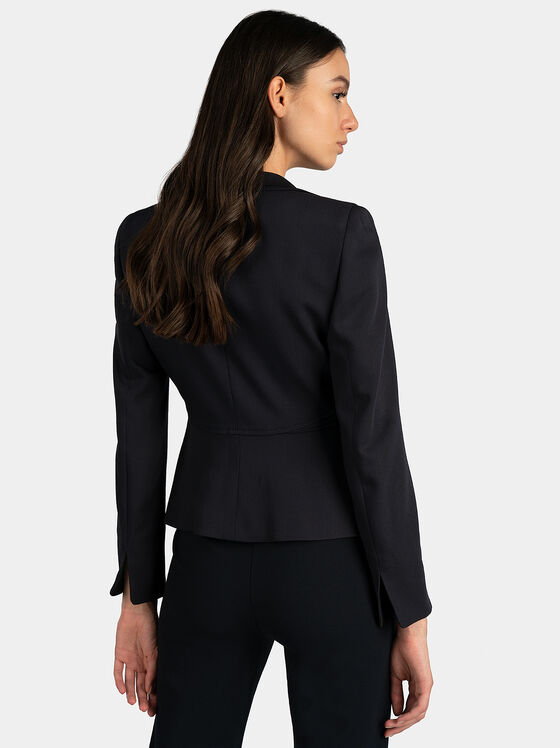 Single breasted blazer in navy blue - 1