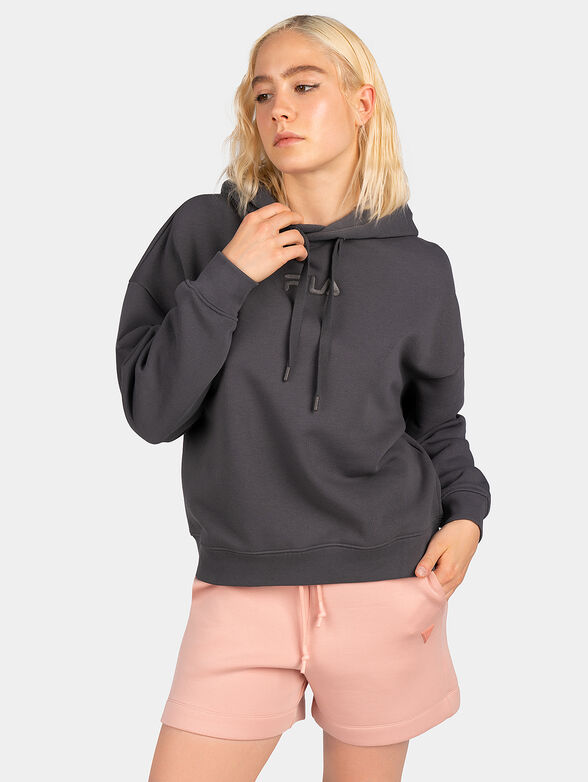 TASHA hooded sweatshirt in grey color - 1