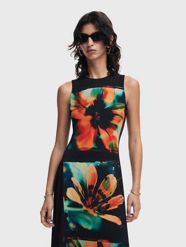 Dress with floral print - 3