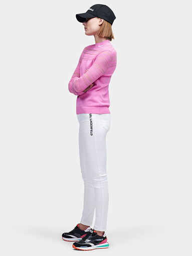 Sweater with embroidered logo detail - 3
