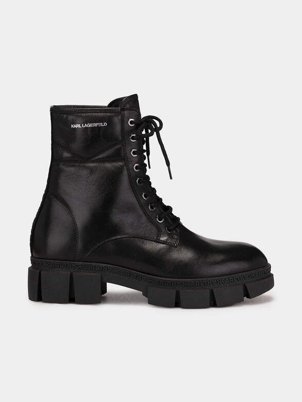 ARIA leather boots with laces - 1