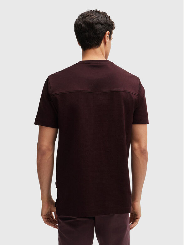 Round neck cotton T-shirt - 3