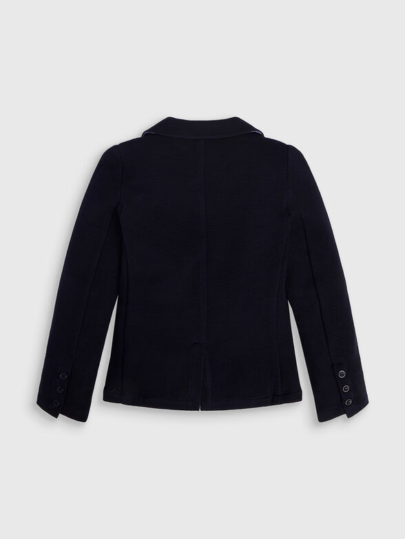 CEREMONY blue cotton jacket - 2