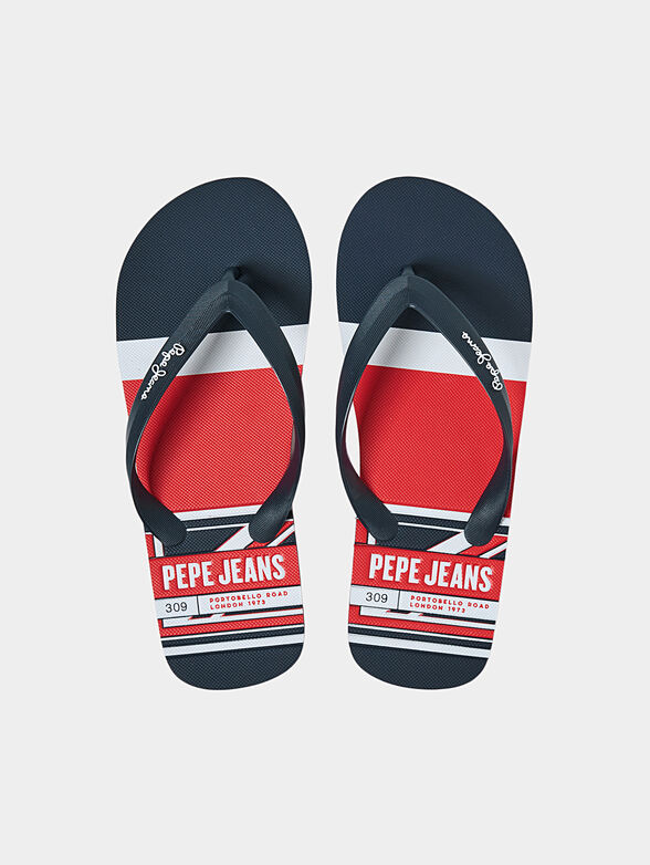 WHALE flip flops in black color - 5