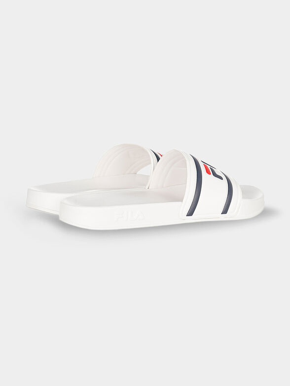 MORRO BAY black slippers with maxi logo - 3