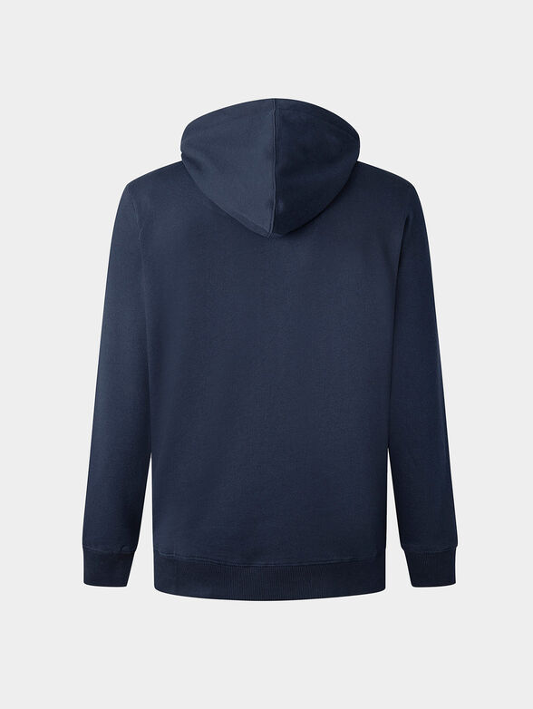 LAMONTY blue sweatshirt with zip - 2