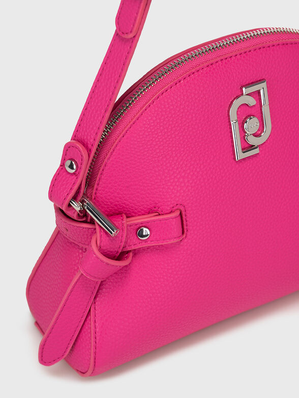 Black crossbody bag with logo element - 5