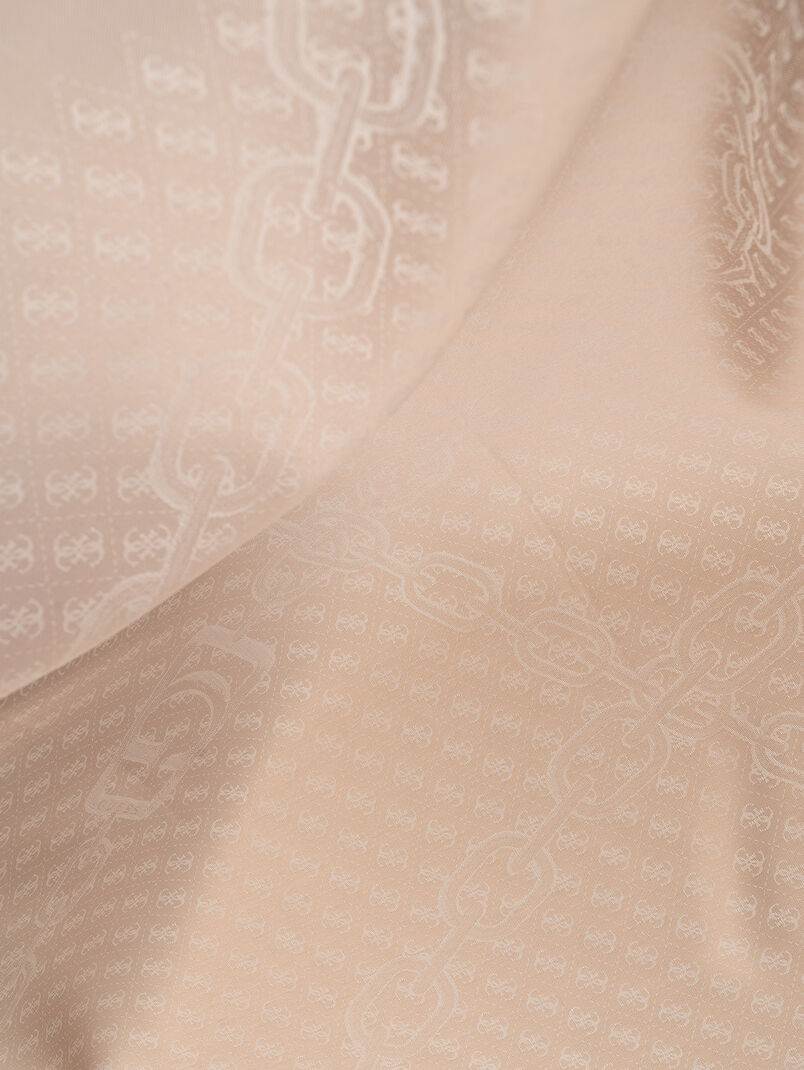 Scarf with 4G logo print - 2