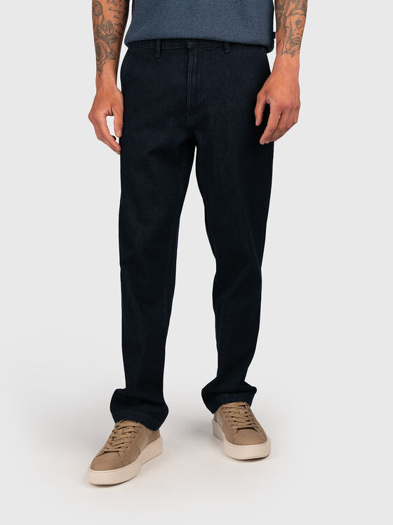 Linen blend jeans - 1