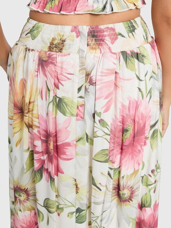 ELODIE high waisted midi skirt - 3