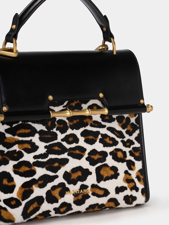 ALIA handbag with animal print - 5