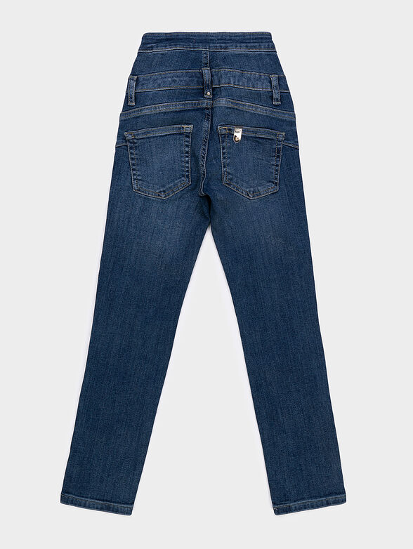 High-waisted jeans - 2