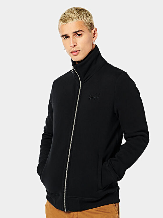 Sweatshirt with logo embroidery - 1