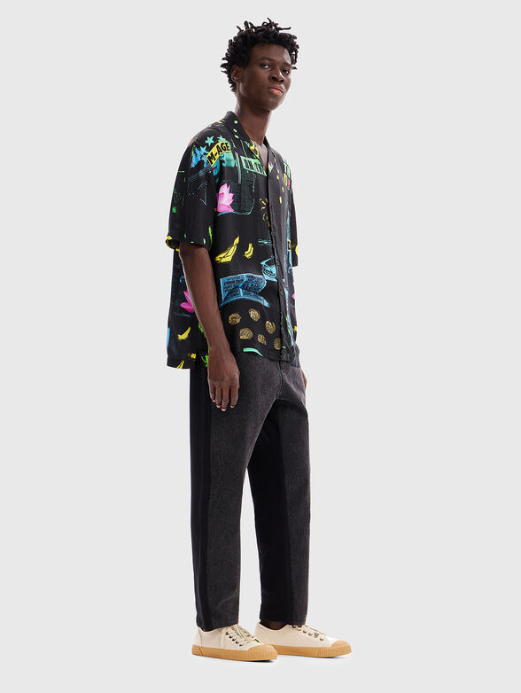 AUBREY shirt with multicolour print - 1