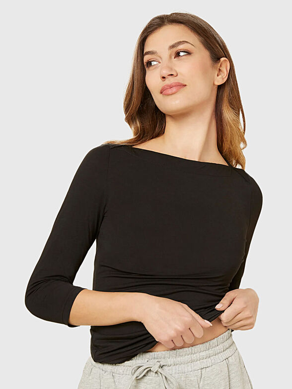 BASIC SETALMODAL black blouse - 1