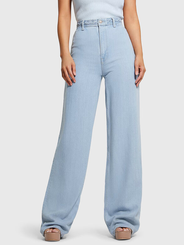 Jeans with accent wide legs - 1