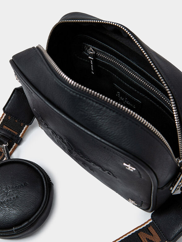 Bag with embossed logo and metal studs - 4