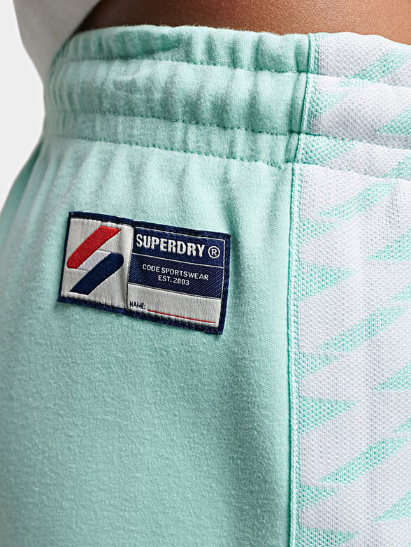CODE sports pants with contrasting edging - 5