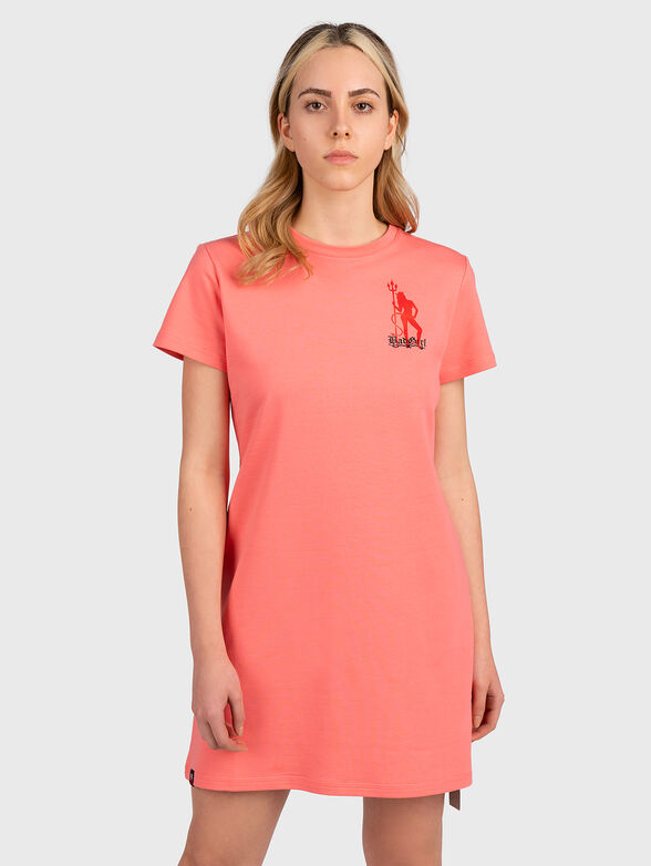 DL010 sports dress with print - 0