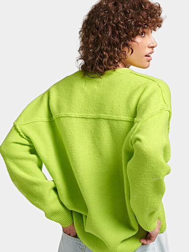 STUDIOS green knit sweater - 3