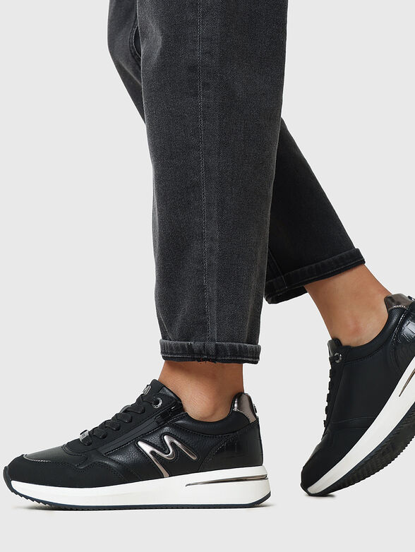 LENTHE sneakers with logo motifs - 2