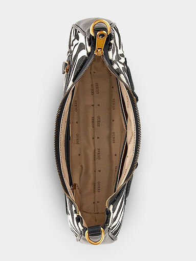 AVIANA hobo bag with zebra print - 5