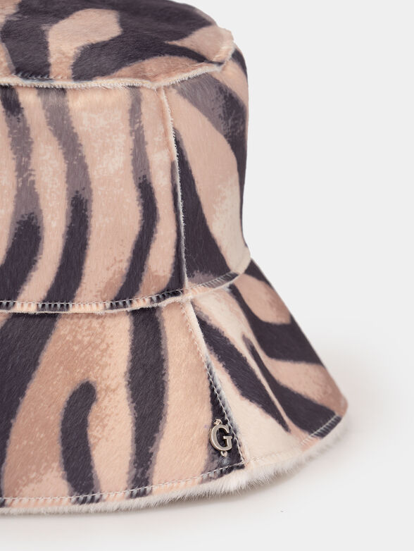 Reversible faux fur bucket hat - 5