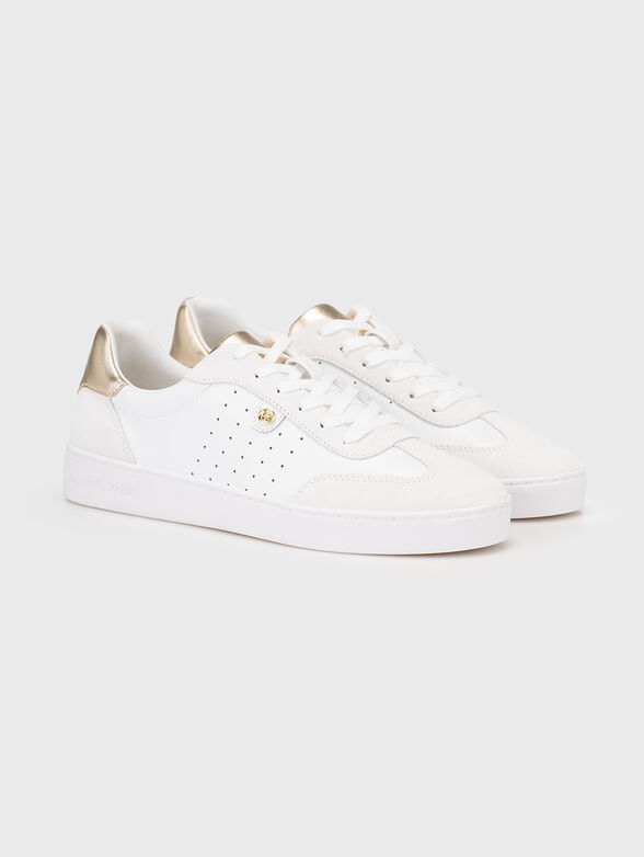 SCOTTY  lace up sneakers in leather - 1