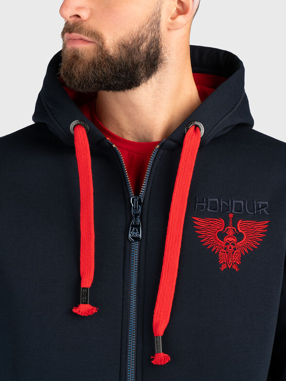 HZ022 sweatshirt with contrasting details - 3